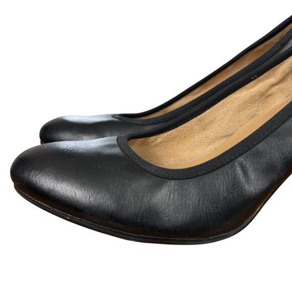 Naturalizer Naomi Womens Black Chunky Block High Heels Pumps Shoes sz 7.5 M - Picture 8 of 16